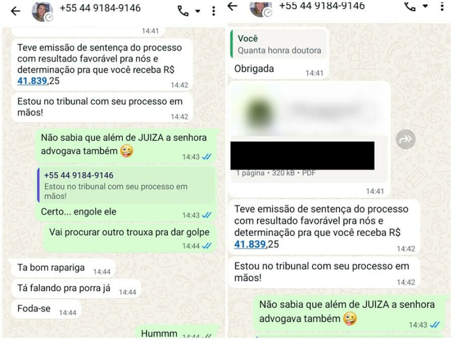 Imagem de compartilhamento para o artigo Golpista usa nome de juíza e tenta enganar moradora de Paraíso das Águas da MS Todo dia